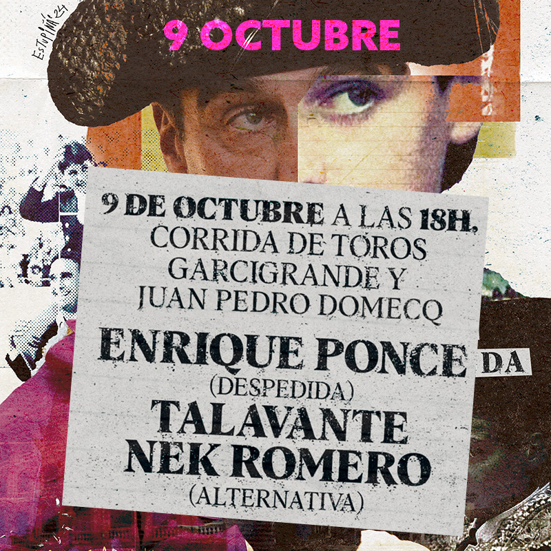 Corrida de toros 9 de octubre, Valencia 2024