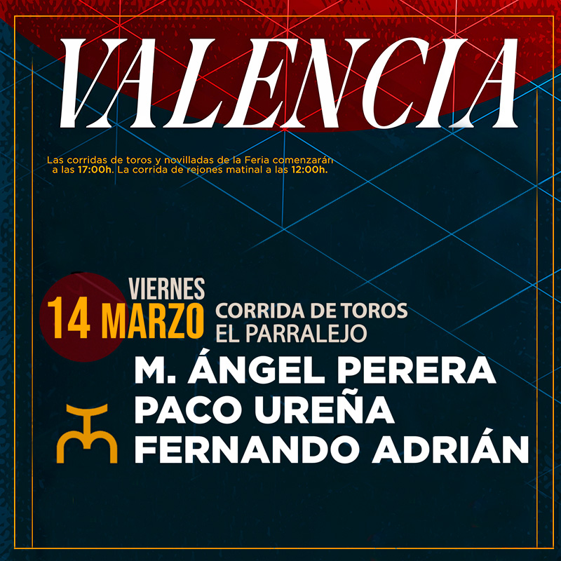 Entradas toros Fallas