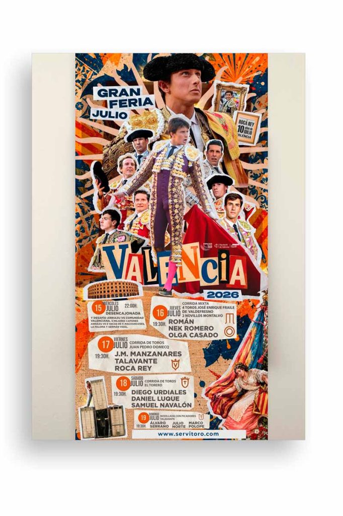 Cartel Valencia Julio 2026